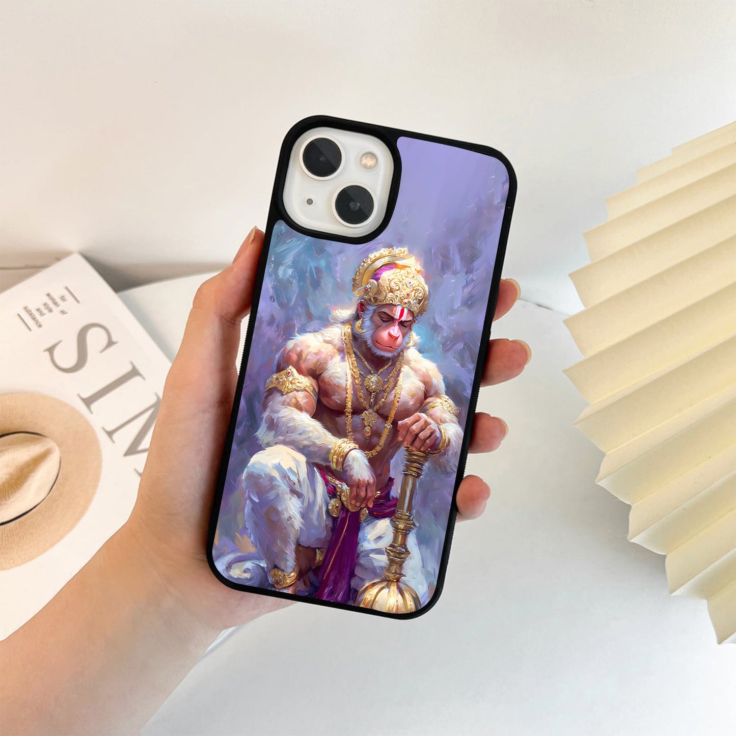Hanuman Gada Warrior Glass Case