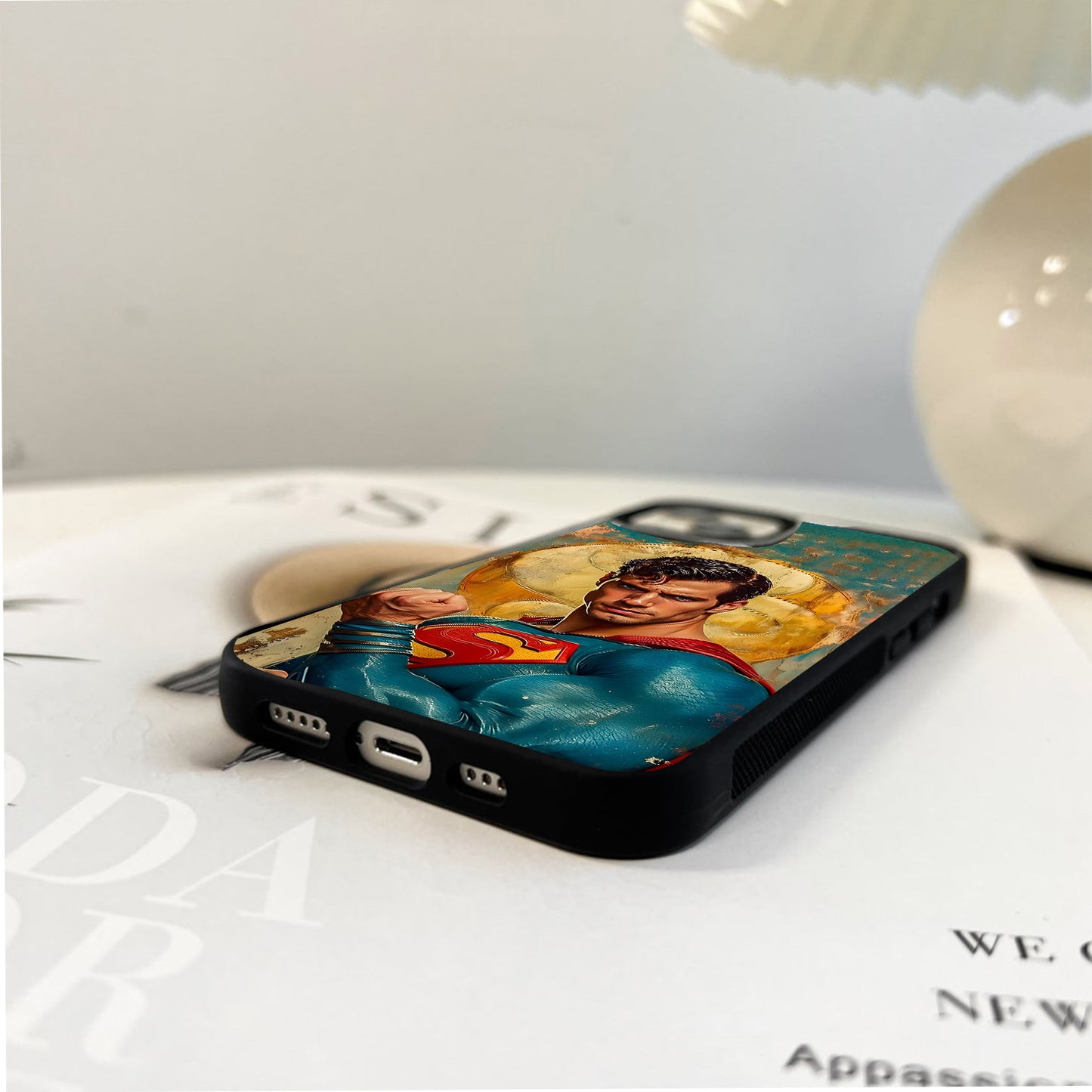 Superman Golden Power Glass Case