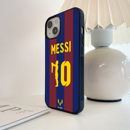 Messi Barcelona Number Ten Glass Case