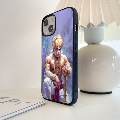 Hanuman Gada Warrior Glass Case