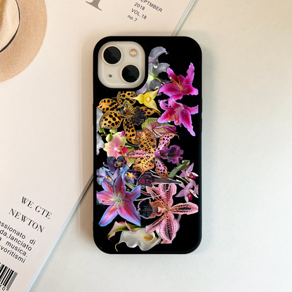 Blooming Orchid Fantasy Glass Case