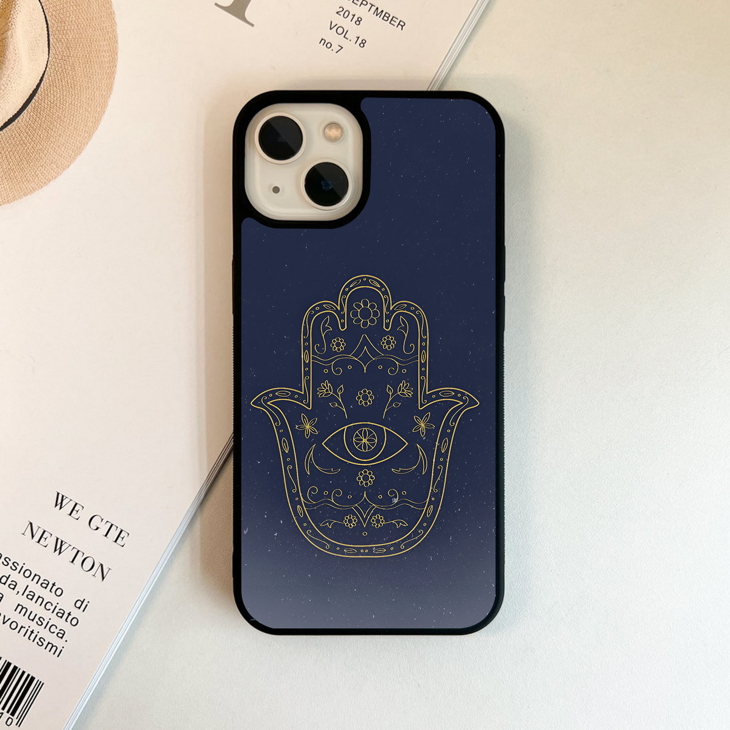 Hamsa Hand Glass Case