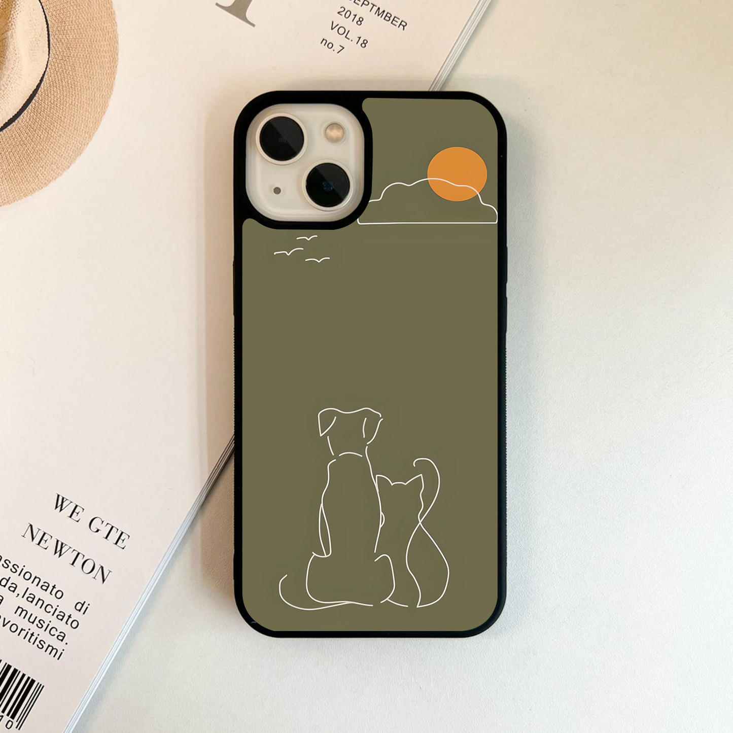 Best Buddies Glass Case