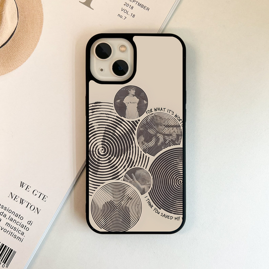 Grateful Circles of Time Glass Case