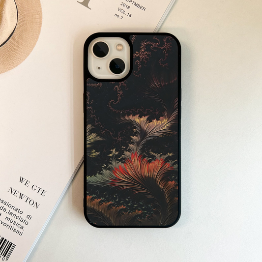 Fire Feather Symphony Glass Case