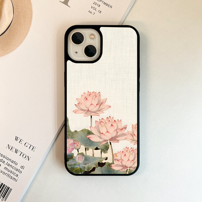 Lotus Serenity Bloom Glass Case