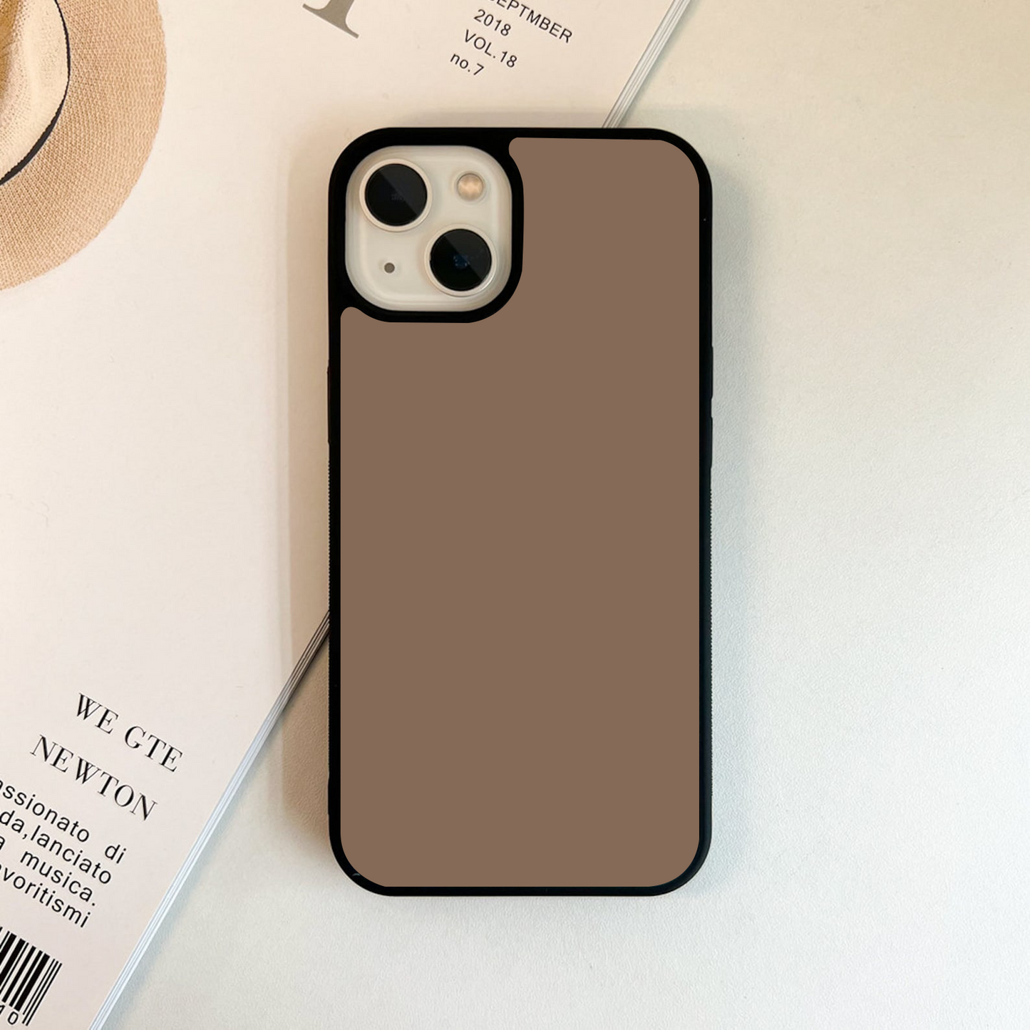 Pantone Coca Mocha Glass Case