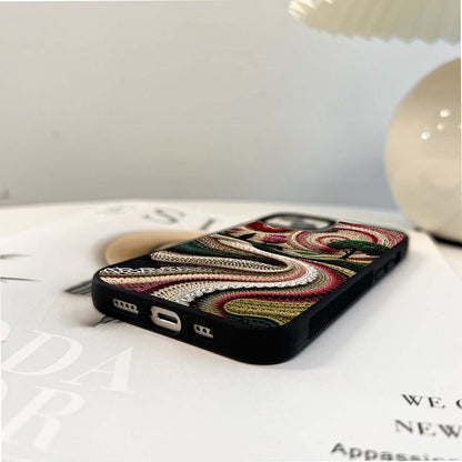 Whirling Lace Garden Glass Case