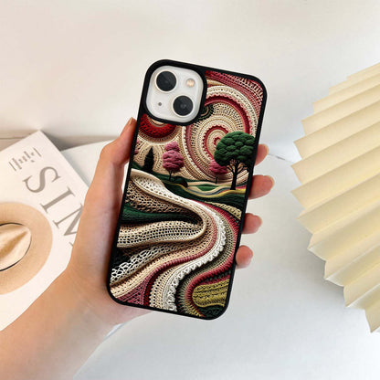 Whirling Lace Garden Glass Case