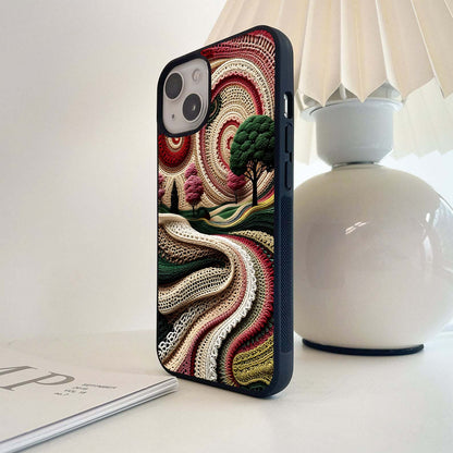 Whirling Lace Garden Glass Case