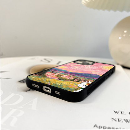 Pastel Dream Skies Glass Case