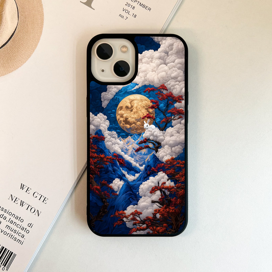 Golden Moon Valley Glass Case