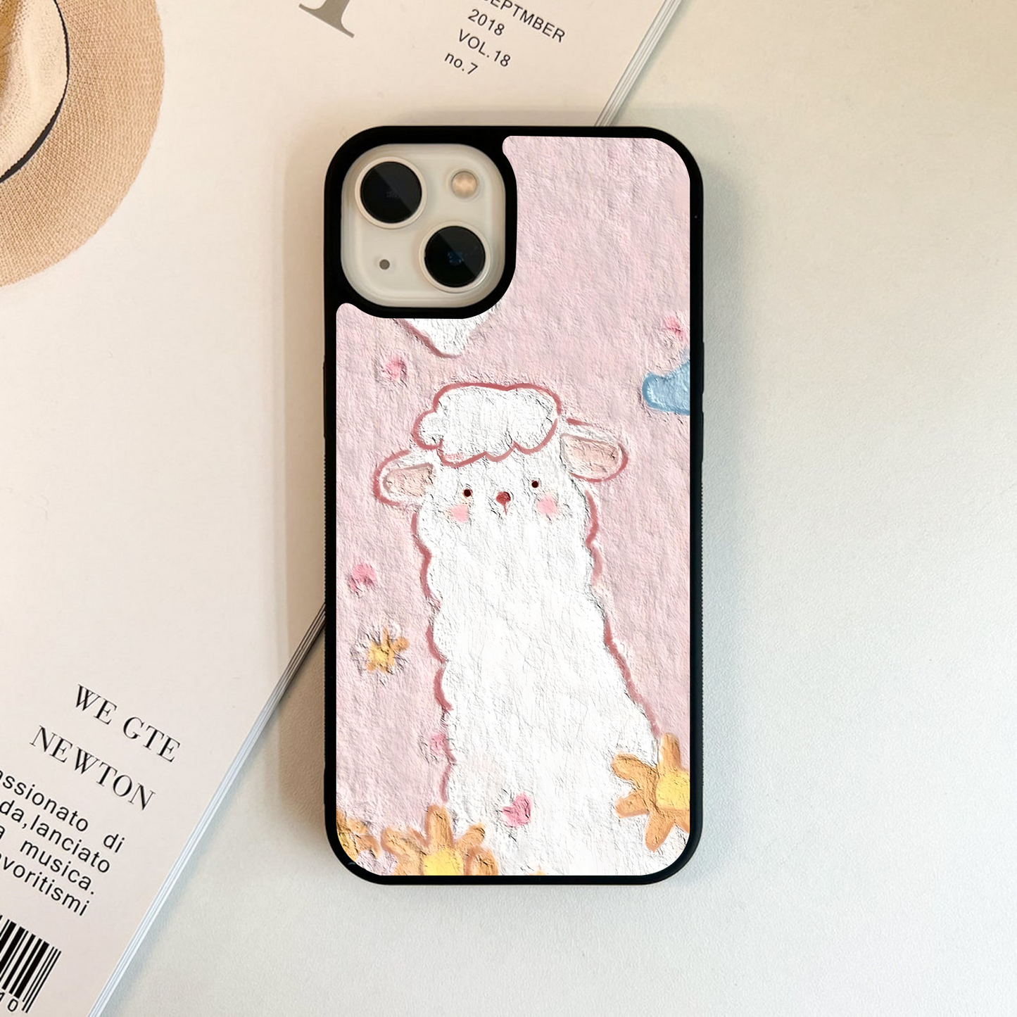 Lovely Llama Love Glass Case