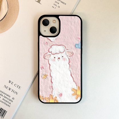 Lovely Llama Love Glass Case