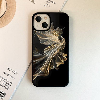 Golden Fairy Dream Glass Case