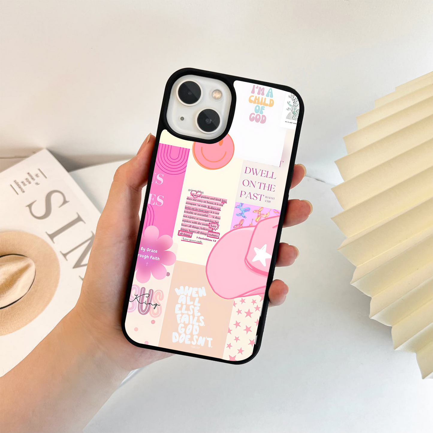 Pink Praise Mood Glass Case