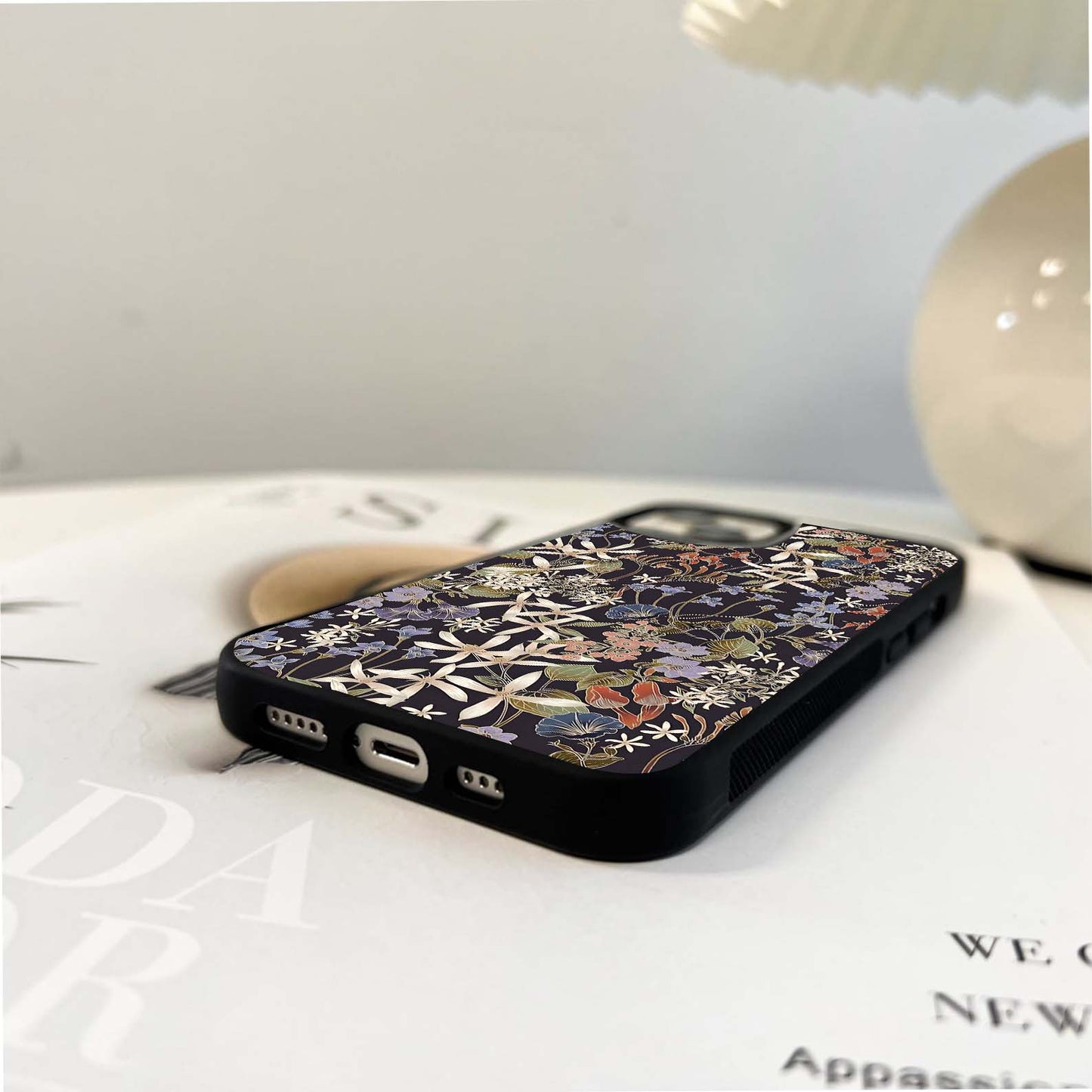 Wild Meadow Tapestry Glass Case