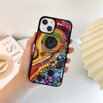 Rainbow Bead Burst Glass Case