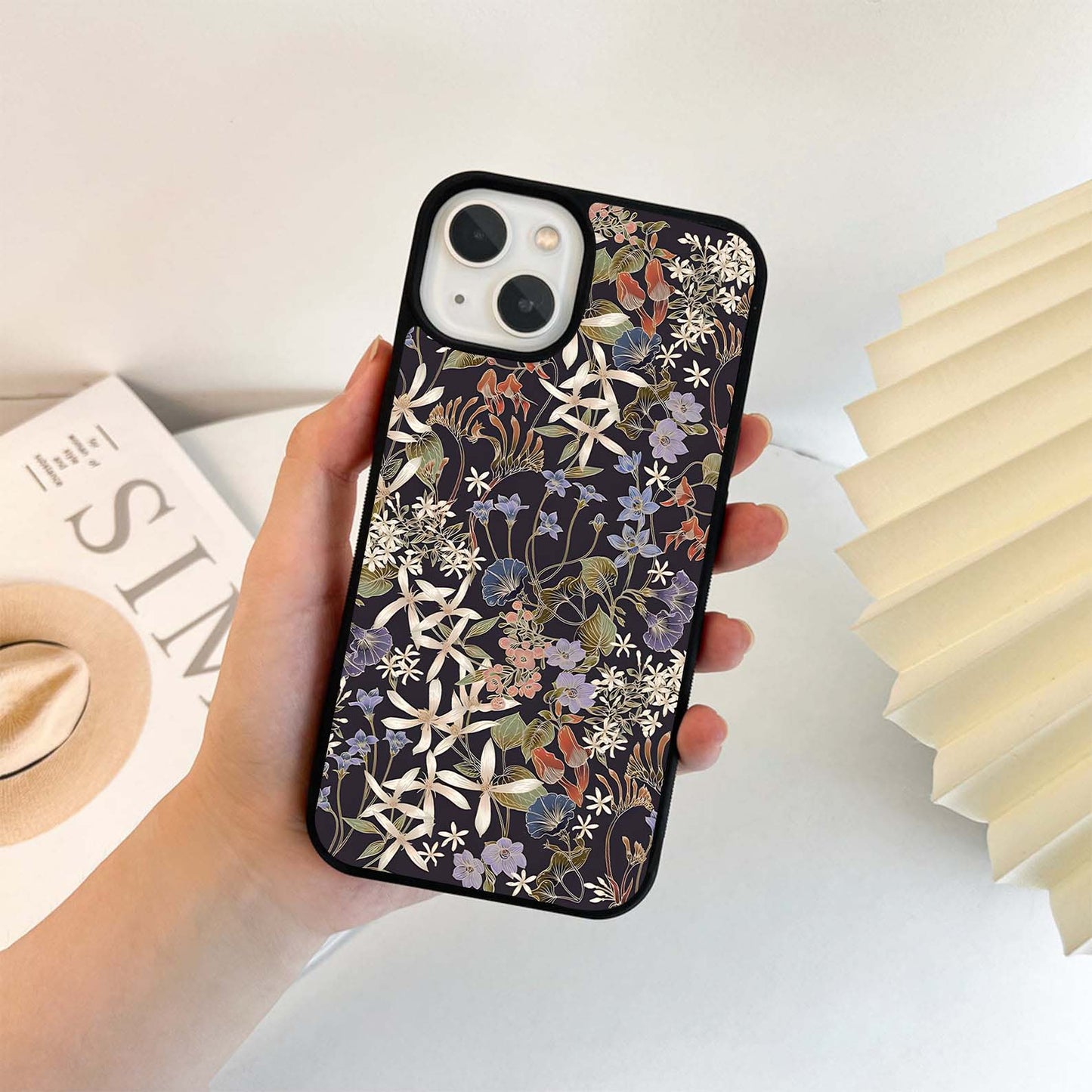 Wild Meadow Tapestry Glass Case