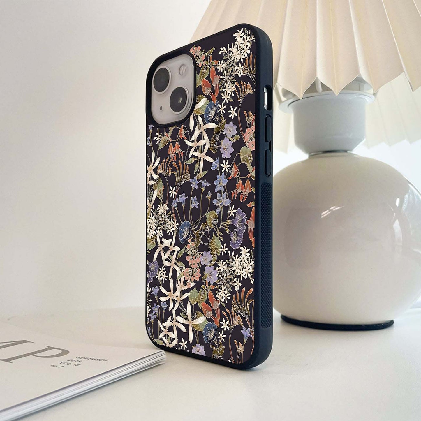 Wild Meadow Tapestry Glass Case