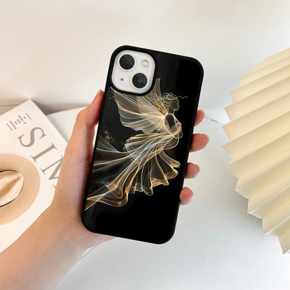 Golden Fairy Dream Glass Case