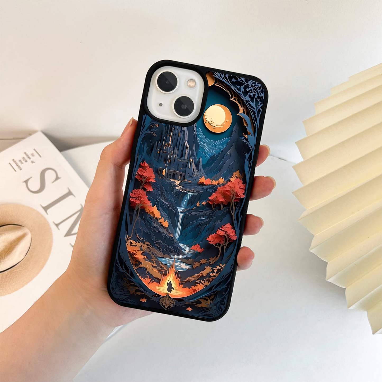 Mesmerizing Dark Scenery Glass Case