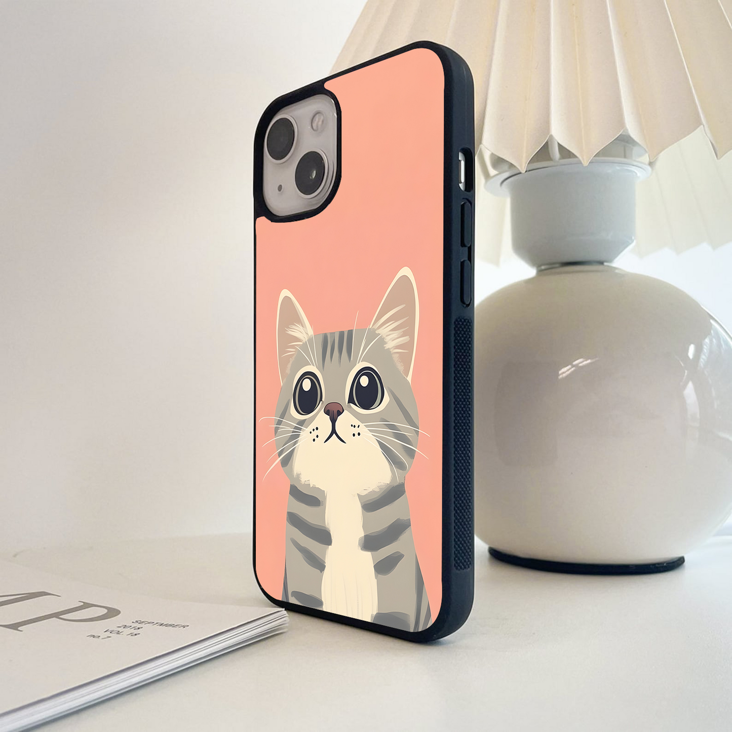 Peachy Paws Look Glass Case