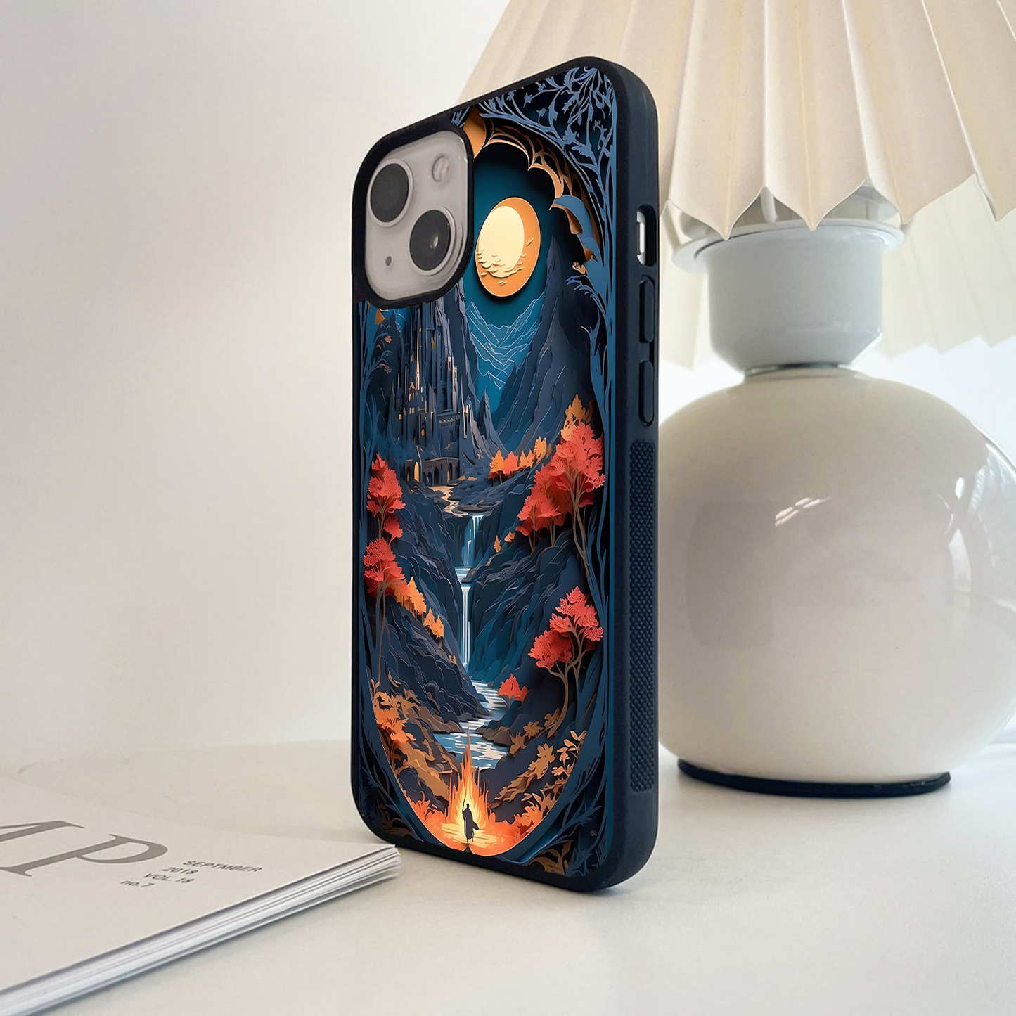 Mesmerizing Dark Scenery Glass Case