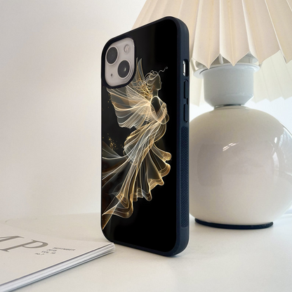 Golden Fairy Dream Glass Case