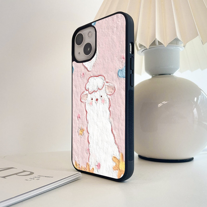 Lovely Llama Love Glass Case