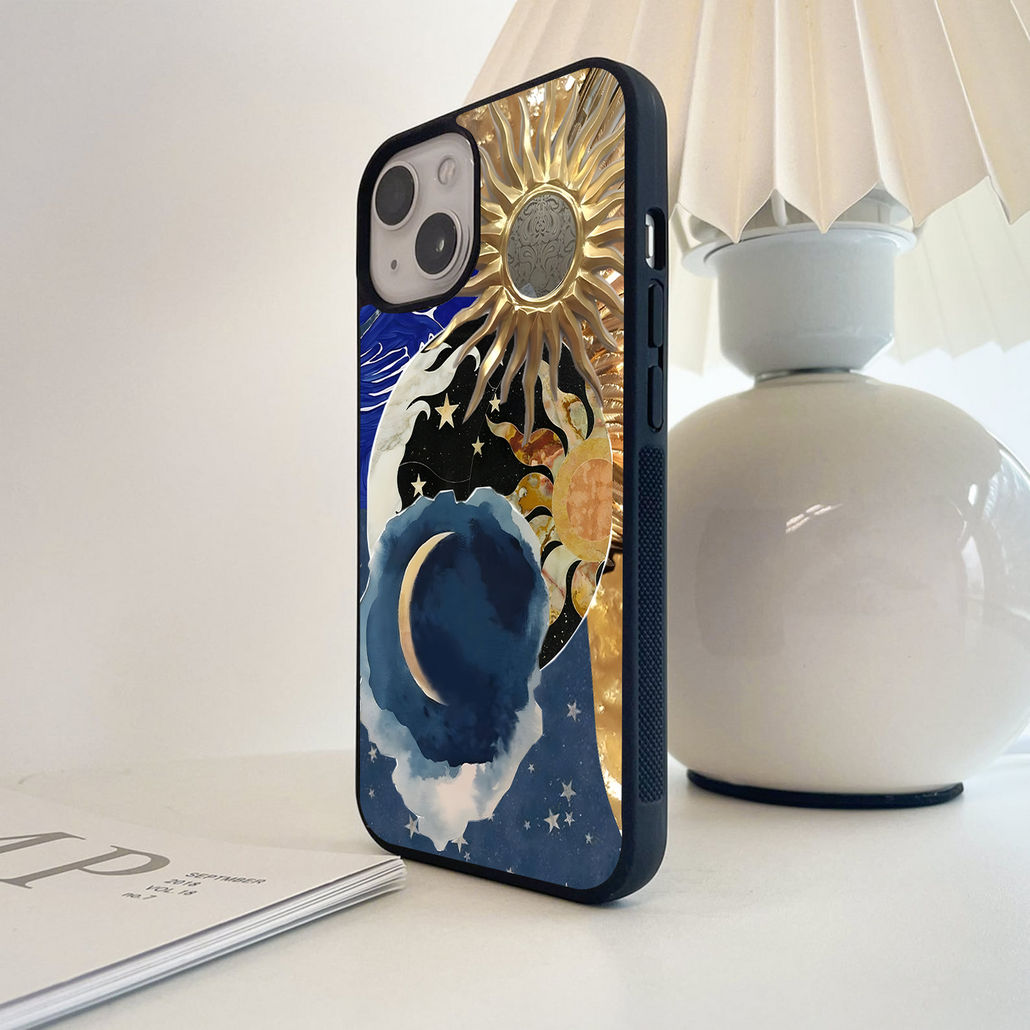 Golden Sun Harmony Glass Case