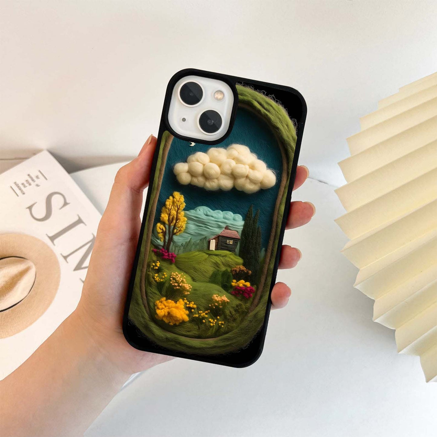 Woolen Meadow Retreat Glass Case