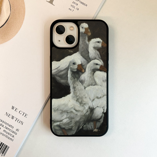 Gentle Goose Gang Glass Case