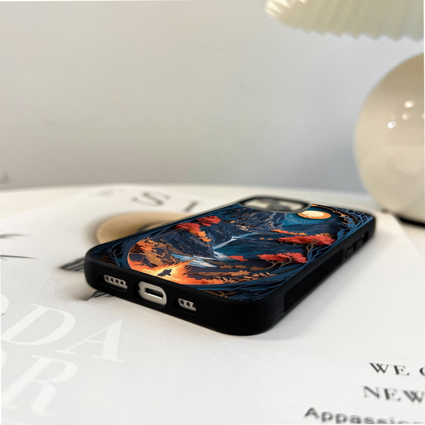 Mesmerizing Dark Scenery Glass Case