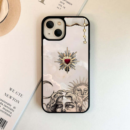 Sacred Heart 777 Glass Case