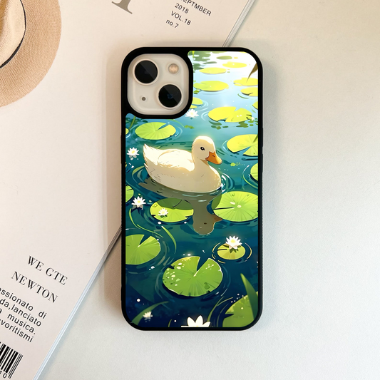 Sunlit Duck Dreams Glass Case