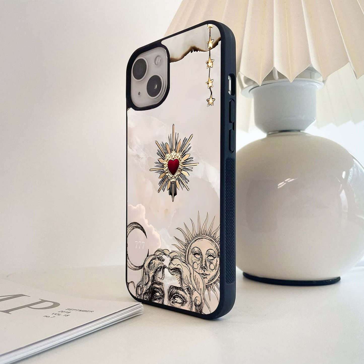 Sacred Heart 777 Glass Case