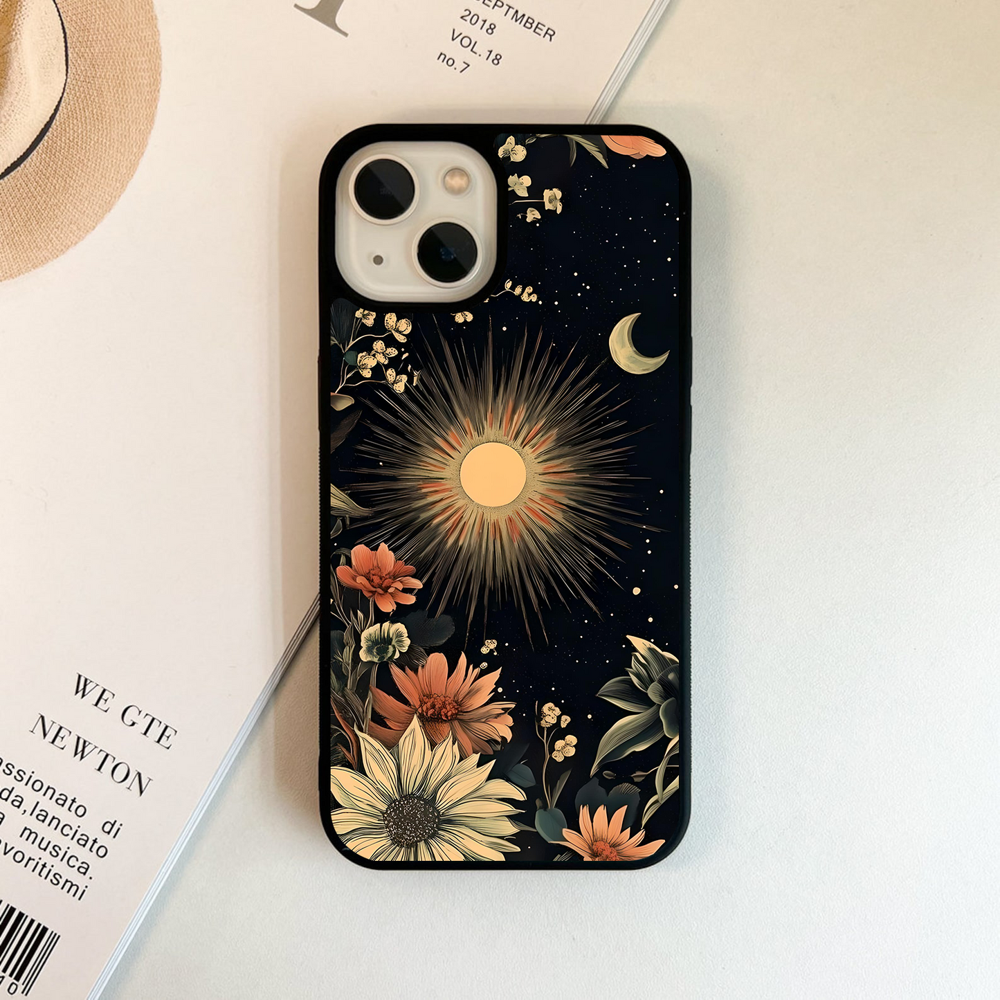 Midnight Garden Black Glass Case