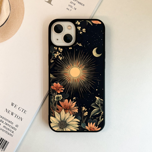 Midnight Garden Black Glass Case