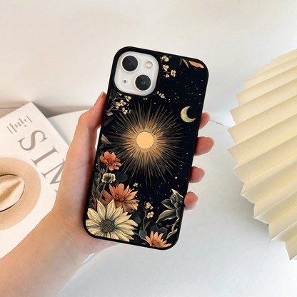 Midnight Garden Black Glass Case