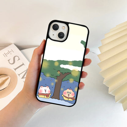 Forest Bean Snow Glass Case