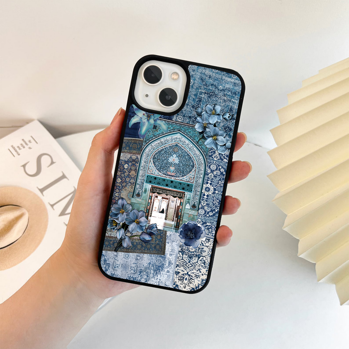 Sacred Indigo Architecture Glass Case