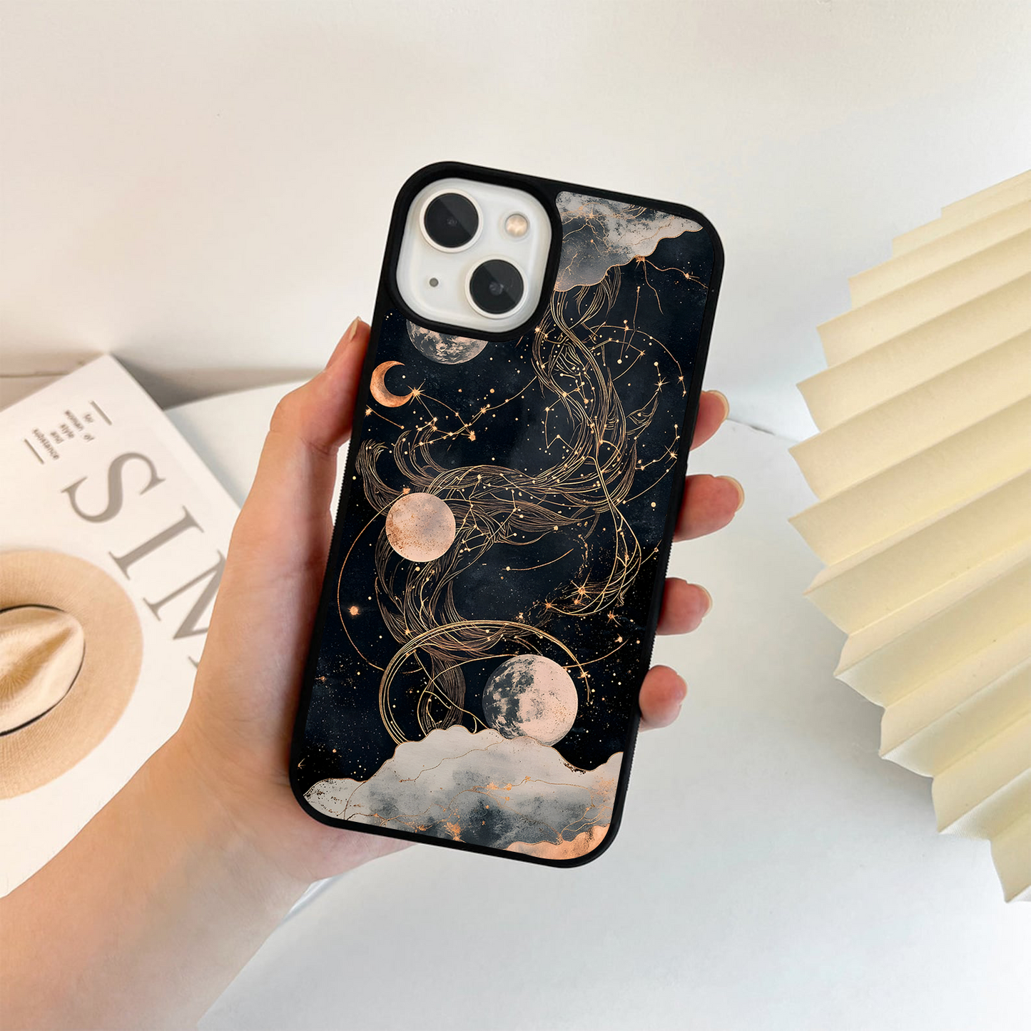 Golden Star Path Glass Case