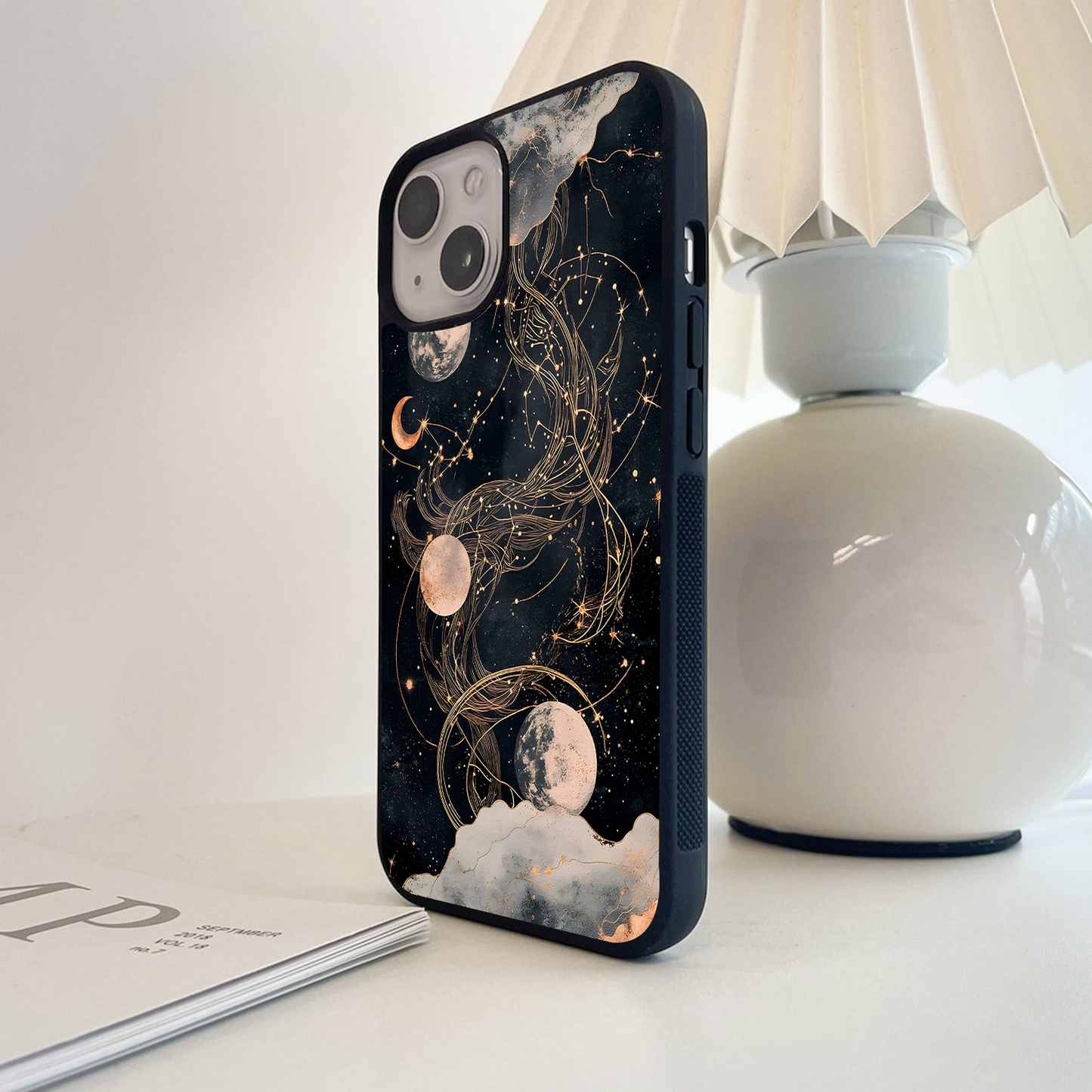 Golden Star Path Glass Case