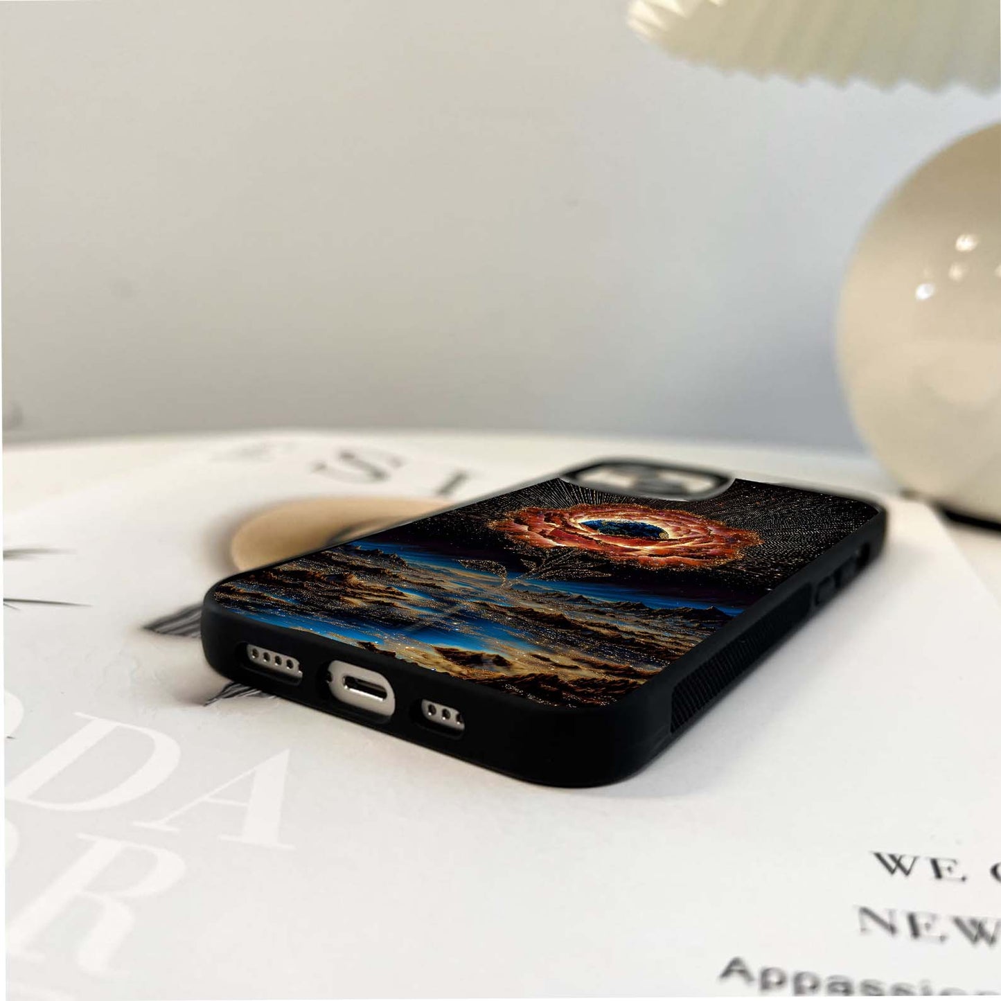 Rose Bloom Earth Glass Case