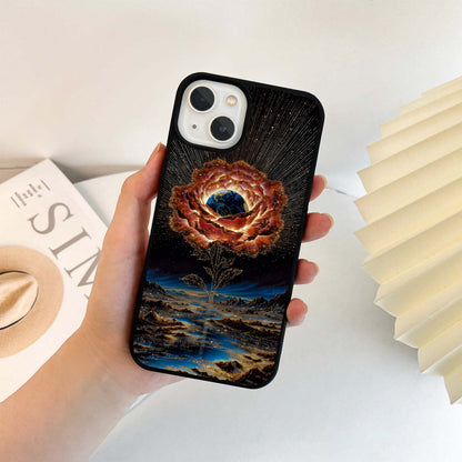 Rose Bloom Earth Glass Case