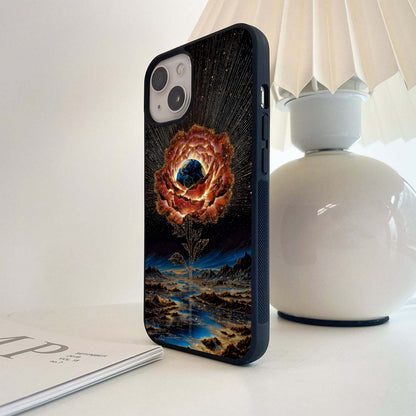 Rose Bloom Earth Glass Case