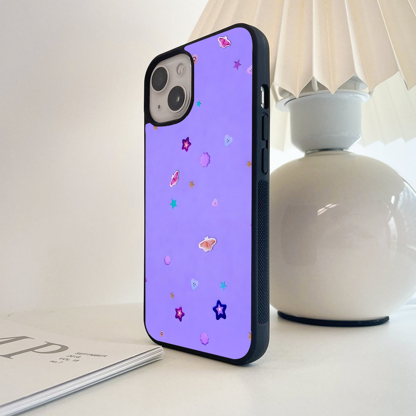 Twilight Butterfly Party Glass Case