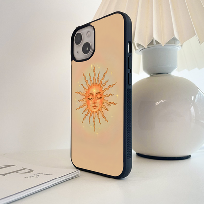 Golden Calm Sun Glass Case