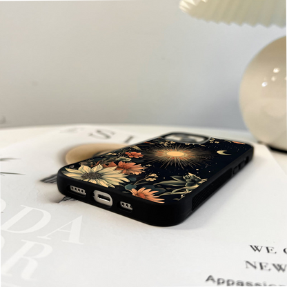 Midnight Garden Black Glass Case